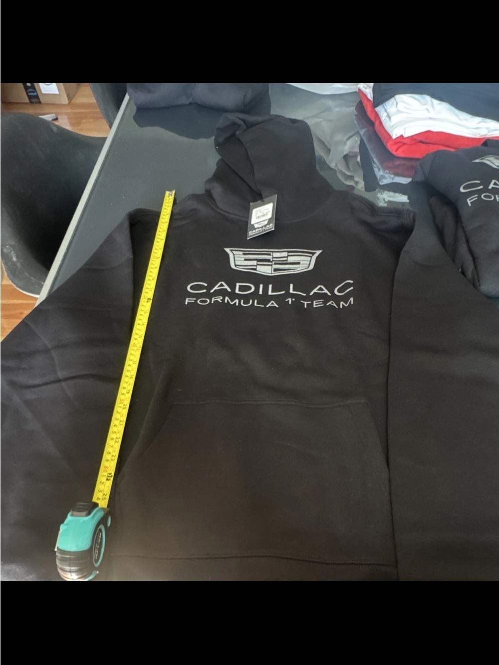 Cadillac Formula 1 Team Black Zip-Up Hoodie
